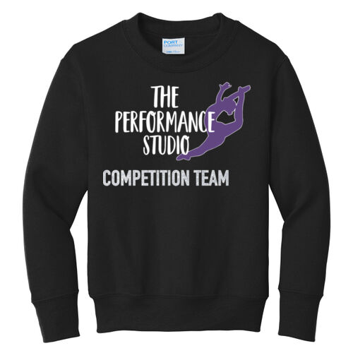 Youth Core Fleece Crewneck Sweatshirt - with Name Option Thumbnail
