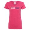 Women’s Glitter V-Neck T-Shirt Thumbnail