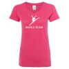 Women’s Glitter V-Neck T-Shirt Thumbnail