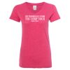 Women’s Glitter V-Neck T-Shirt Thumbnail